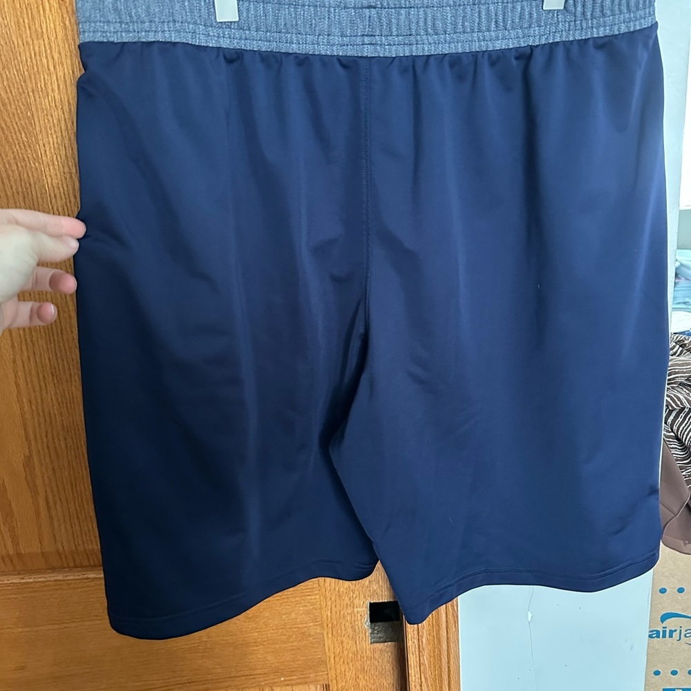 Under Armour Dark Blue Athletic Shorts - Picture 2 of 3